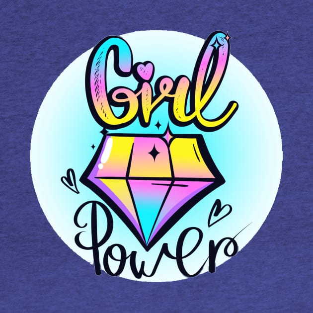 Girl Power Quote Girly Inspiration Positive Quote by Squeak Art